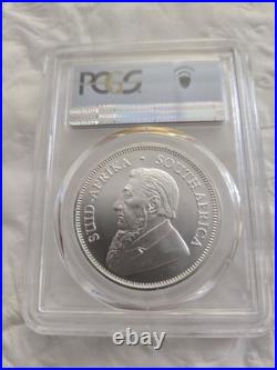 Krugerrand 2021 South Africa 1 Rand Silver PCGS MS70 First Day of Issue