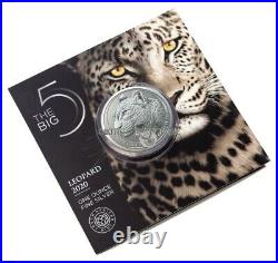 LEOPARD big Five 1 oz Silver coin South Africa 2020