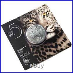 Leopard Big Five 2020 5 Rand 1 Oz Pure Silver Bu Coin In Blister South Africa