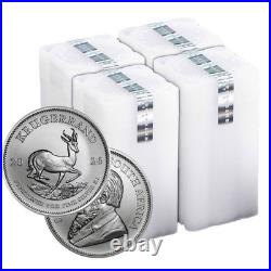 Lot of 100 2026 South Africa Silver Krugerrand 1 oz Brilliant Uncirculated