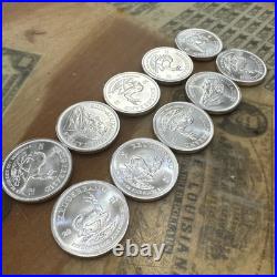 Lot of 10 2021 South Africa Silver Krugerrand 1 oz BU