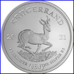 Lot of 10 2021 South Africa Silver Krugerrand 1 oz Brilliant Uncirculated