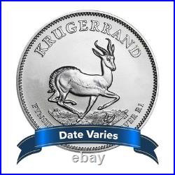 Lot of 2 South Africa Silver Krugerrand 1 oz Random Year
