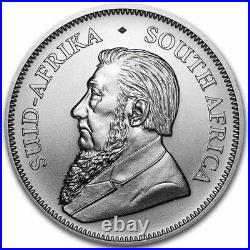 Lot of 50 2024 South Africa 1 oz 999 Fine Silver Krugerrand BU In Stock