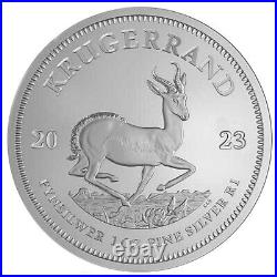 Lot of 5 2023 South Africa 1-oz Silver Krugerrand BU