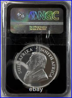 Milk Spot 2017 S Africa 1 Oz First Year Proof Silver Krugerrand Coin NGC PF70 UC