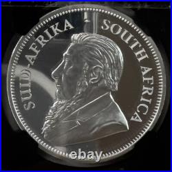 Milk Spot 2017 S Africa 1 Oz First Year Proof Silver Krugerrand Coin NGC PF70 UC