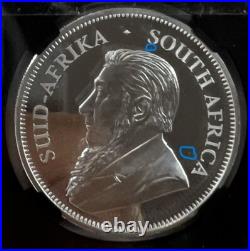 Milk Spot 2017 S Africa 1 Oz First Year Proof Silver Krugerrand Coin NGC PF70 UC