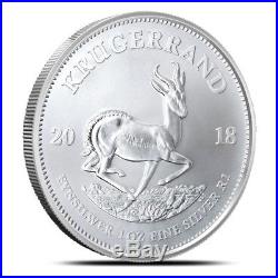 Monster Box of 500 2018 South Africa 1 oz Silver Krugerrand Coin BU