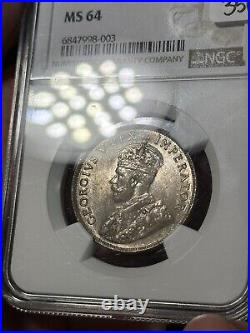 NGC MS64 South Africa 2 Shillings 1932