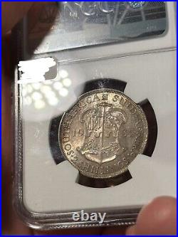 NGC MS64 South Africa 2 Shillings 1932