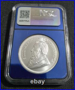 NGC MS 70 2025 S. Africa Krugerrand 1 oz. 999 Silver SS Tilawa Privy First Day