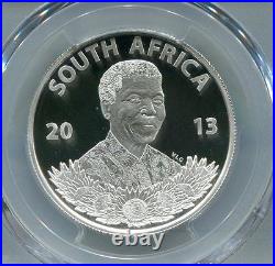 Nelson Mandela 2013 South Africa Silver R1 PF 69 PCGS Graded Coin Mandela Life