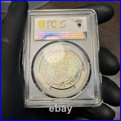 PR66 1955 South Africa Silver 2 1/2 Shilling Proof, PCGS Trueview- Pretty Toned