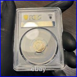 PR67 1955 South Africa Silver 3 Pence Proof, PCGS Trueview- Pretty Rainbow Toned