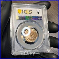 PR67 1964 South Africa Silver 10 Cent Proof, PCGS Secure- Rainbow Toned