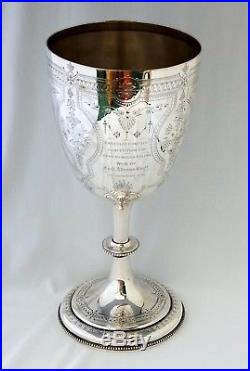 Pre-Boer War Silver Colonial Shooting Trophy. Kimberley Club South Africa 1886