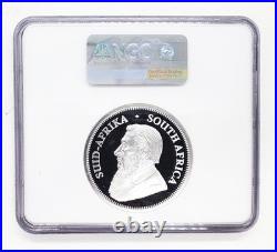 Proof 2021 S. Africa 2 oz Silver Krugerrand NGC PF 70 First Releases SPOTS SA4