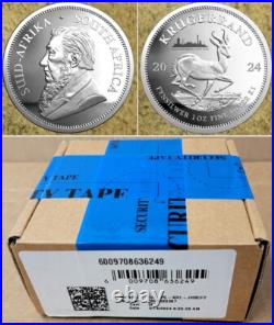 Proof Silver Krugerrand 2024. Johannesburg Privy. Original SA Mint Box. Cert#307