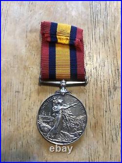 QUEENS South Africa Cape Colony Silver Medal L. N. Lang Regt