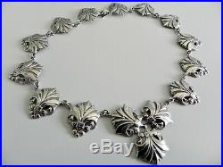 RARE EXcePTionaL Joe Calafato CANDIDA 925 sterling silver choker collar necklace