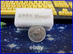 ROLL OF 25, 2020 SOUTH AFRICA 1oz SILVER KRUGGERAND, SEALED PURCHASE IN 2020
