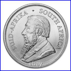 Random 1 oz Brilliant Uncirculated Silver Krugerrand Certified Authentic