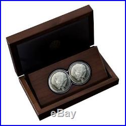 Rhino South Africa Big 5 Double Capsule 2020 2 X 5 Rand 1 Oz Proof Silver Coin