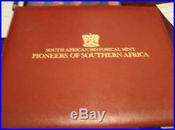 Rhodesia & S. A. Historical Mint, Pioneers Of South Africa Silver Coin Set, 1980
