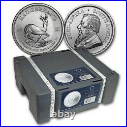 Roll of 25 2021 South Africa 1 oz 999 Fine Silver Krugerrand BU IN STOCK