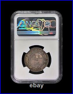 SOUTH AFRICA. 1897, 2 Shillings, Silver NGC AU53 ZAR, Kruger RARE