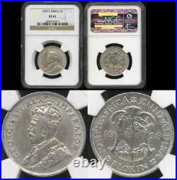 SOUTH AFRICA 1928 Silver Florin NGC XF45