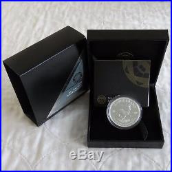 SOUTH AFRICA 2017 1oz. 999 FINE SILVER PROOF KRUGERRAND boxed/coa