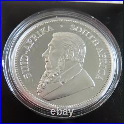 SOUTH AFRICA 2020 2oz. 999 SILVER PROOF KRUGERRAND complete