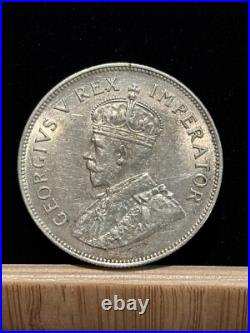 SOUTH AFRICA 2 1/2 Shillings 1932, High Grade a/UNC with Luster, Scarce, KGV. A4