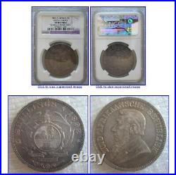 SOUTH AFRICA 5 Shillings 1892 Silver NGC XF Details