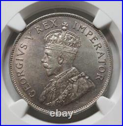 SOUTH AFRICA Britain 2 1/2 shillings 1936 NGC AU 55 About UNC George V Silver