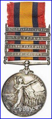 SOUTH AFRICA CAPE, ORANGE. SILVER MILITARY MEDAL VICTORIA 1901 g3