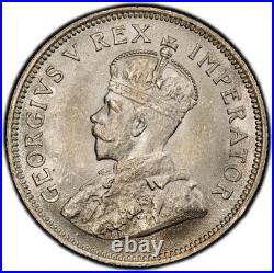 SOUTH AFRICA Shilling 1933, PCGS MS65 Gem UNC / BU, Full Luster, KGV, Rare. K6
