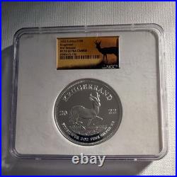 S. Africa 22 Silver Krugerrand 2 oz Proof NGC PF70 UC First Release 6546415-136