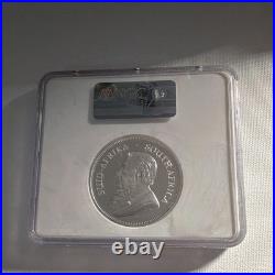 S. Africa 22 Silver Krugerrand 2 oz Proof NGC PF70 UC First Release 6546415-136