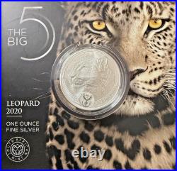 S. Africa Big Five 1 oz Silver Proof (African Mint) complete series 1,2 and 3
