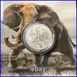 S. Africa Big Five 1 oz Silver Proof (African Mint) complete series 1,2 and 3