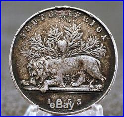South Africa 1853 Silver Army Medal Queen Victoria Named. 36mm. 1347