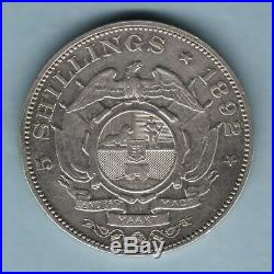 South Africa. 1892 Crown. Single Shaft on wagon. GVF Trace Lustre