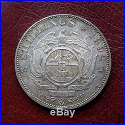 South Africa 1892 double shaft silver 5 shillings
