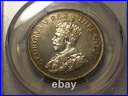 South Africa, 1923 George V Half Crown, 1/2 Crown PCGS PR 64. 2 1/2 Shillings