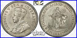 South Africa, 1932 George V Shilling. PCGS MS 62. 2,537,000 Mintage