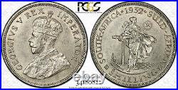 South Africa, 1932 George V Shilling. PCGS MS 62. 2,537,000 Mintage