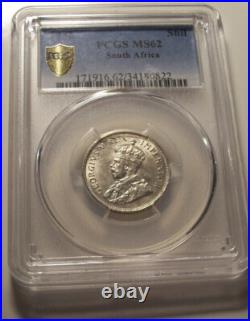 South Africa, 1932 George V Shilling. PCGS MS 62. 2,537,000 Mintage